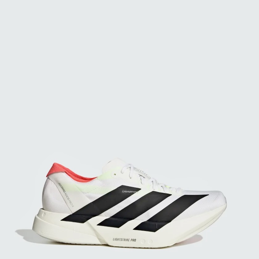 adidas Adizero Adios Pro 4 Shoes - Silver | Free Shipping