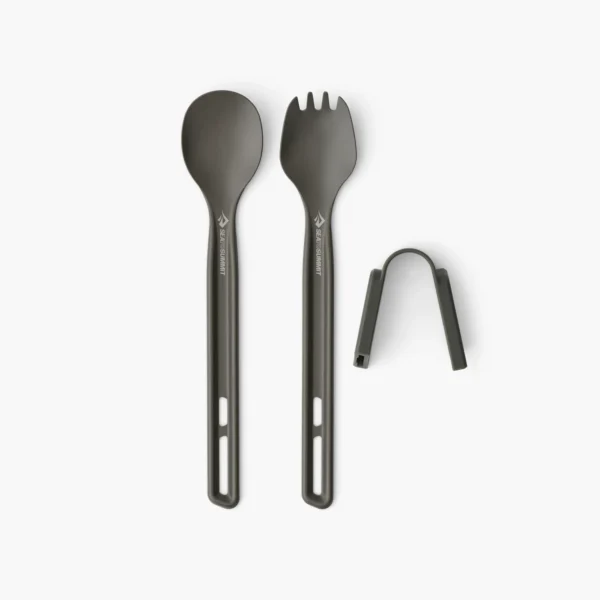 Sea to Summit Frontier Ultralight Long Handle Spoon & Spork Set - Image 2