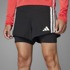 Adidas Adizero 2 in 1 Gel Short (Mens)