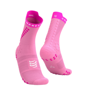An image of the Trail sock in pink on a white background